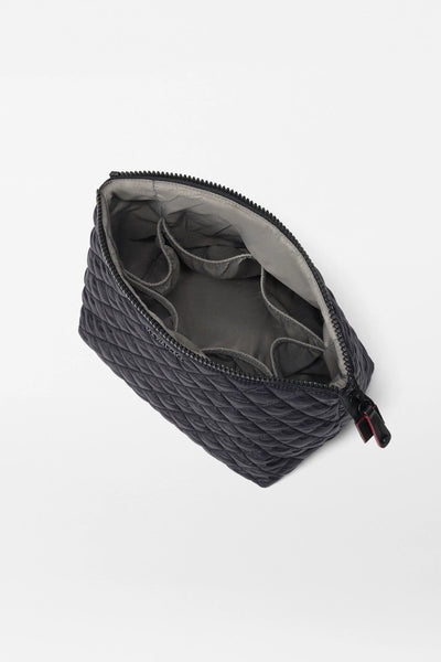 Black Zoey Large Zip Pouch