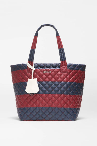 Rugby Stripe Medium Metro Tote Deluxe