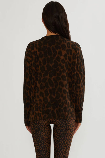 Callie Sweater - Caramel Leopard