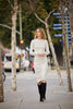 Fitted Long Sleeve Midi Dress