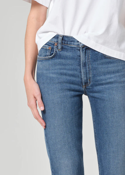 Kye Mid Rise Straight Crop