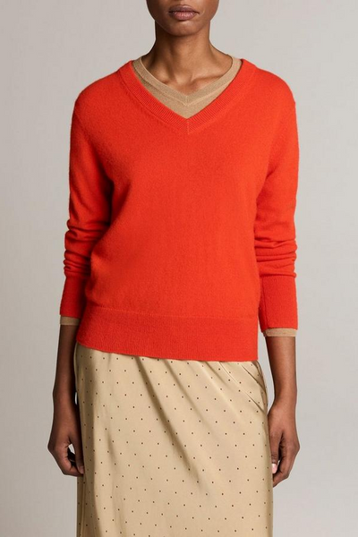 Cashmere Casual V-Neck Sweater