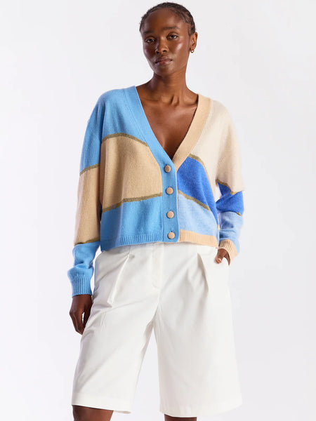 Abstract Scenic Cardigan