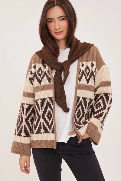 Dorian Cardigan - Heather Latte