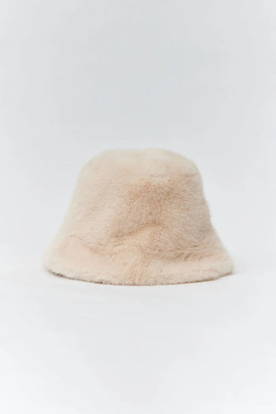 Minky Faux Bucket - Beige