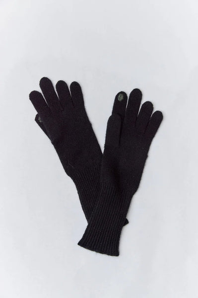 Cashmere Texting Glove - Black