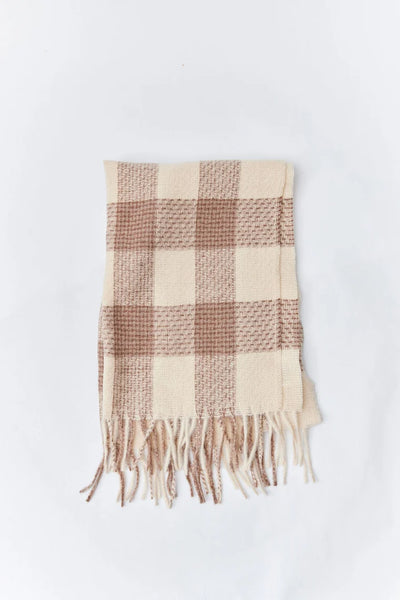 Foundry Check Scarf - Ivory Combo