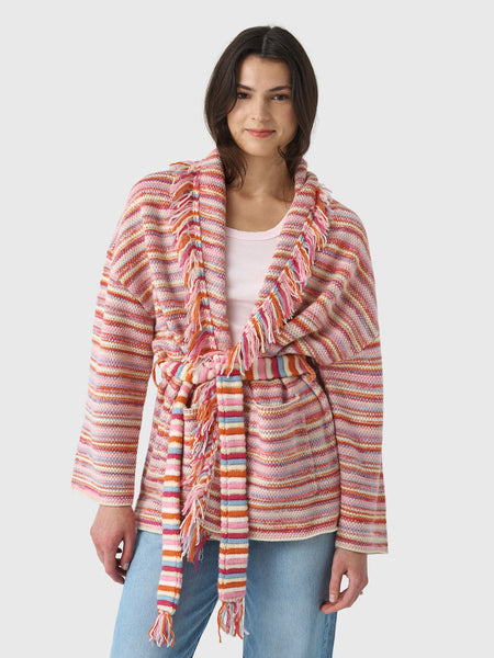 Zaina Mix Wrap Sweater