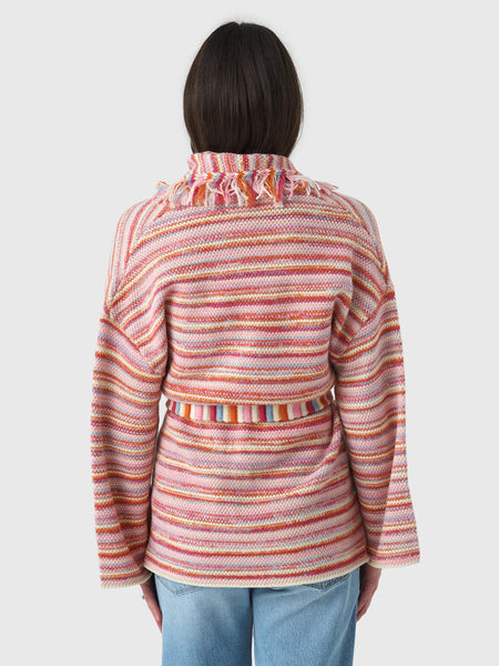 Zaina Mix Wrap Sweater