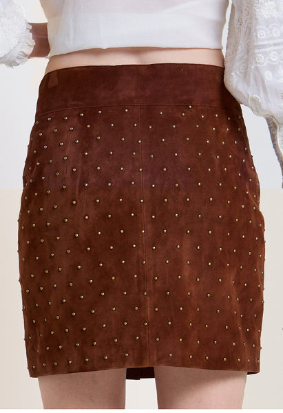 Ember Suede Mini Skirt