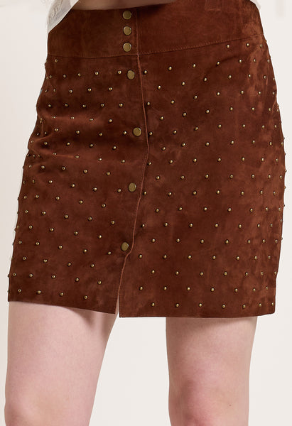 Ember Suede Mini Skirt