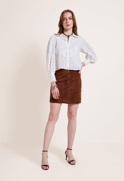 Ember Suede Mini Skirt