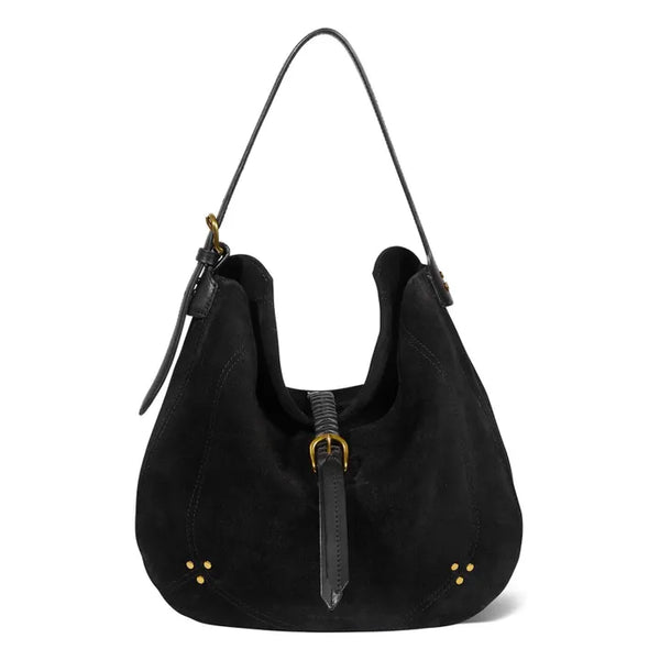 Luis Bag Split Suede Black