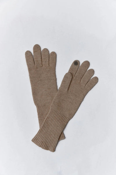 Cashmere Texting Glove - Taupe