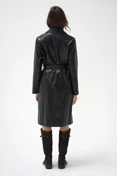 Marlowe Faux Leather Coat