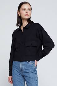Ponte Cropped Jacket