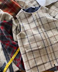 Plaid Wool Vest