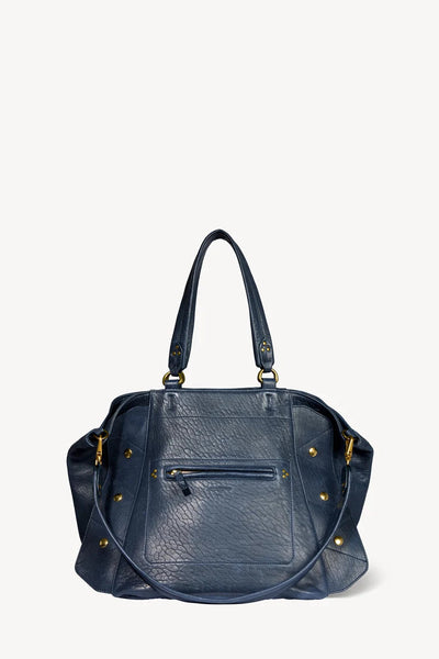 Roger Tote Bag - Bubble Night Blue Lambskin