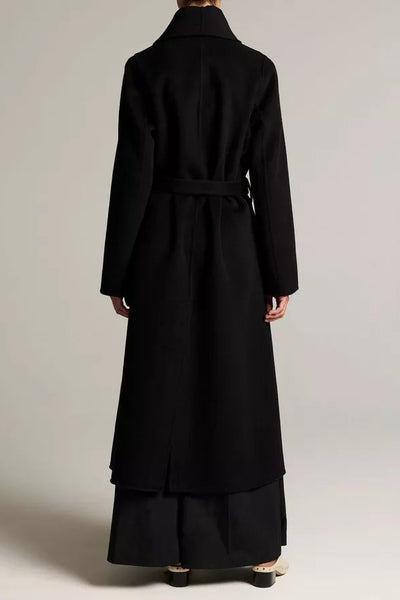 Shawl-Collar Long Coat