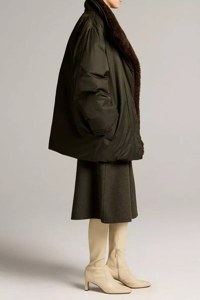 Fur Lined Puffer Coat