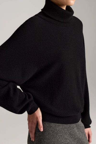 Dolman-Sleeve Turtleneck Sweater