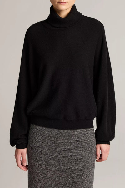 Dolman-Sleeve Turtleneck Sweater