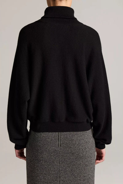Dolman-Sleeve Turtleneck Sweater