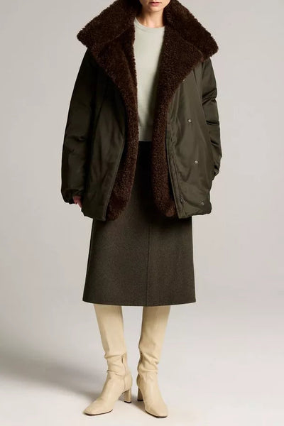 Fur Lined Puffer Coat