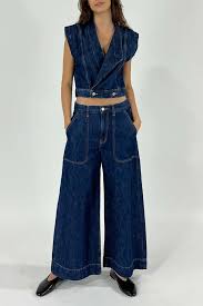 Delia Denim Shell Top