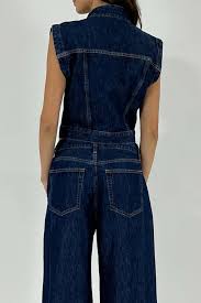 Delia Denim Shell Top