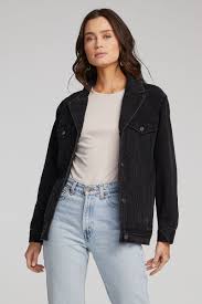 Stevie Jacket Black Denim