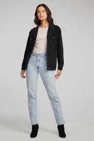 Stevie Jacket Black Denim
