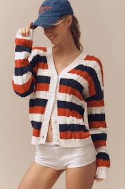 Sherry Cardi Striped BR