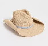 Raffia Crochet Cowboy Hat