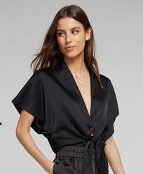 Caro Tie Front Blouse