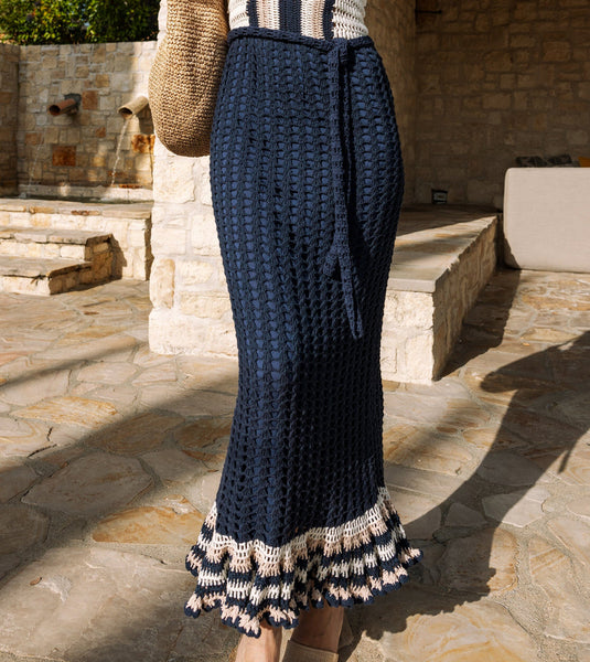 Drew Hand Crochet Midi Dress