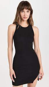 Slit Mini Dress