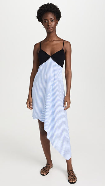 Cotton Cashmere Asymmetrical Dress