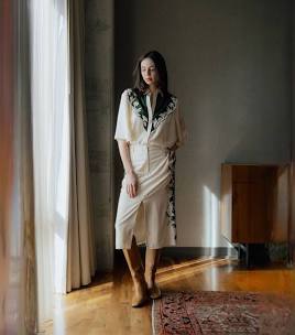 August Embroidered Top