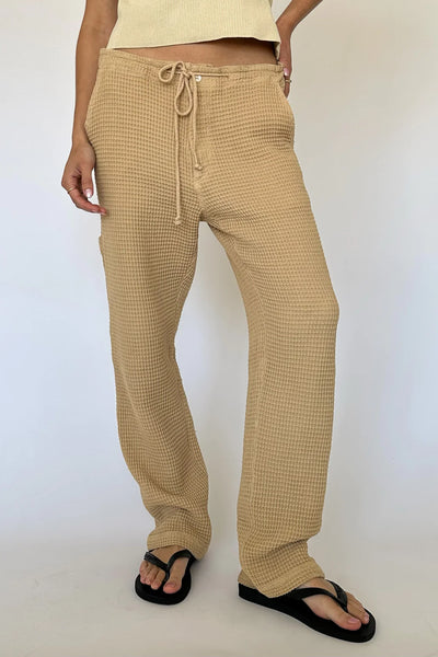 Waffle Painter Pant Sand
