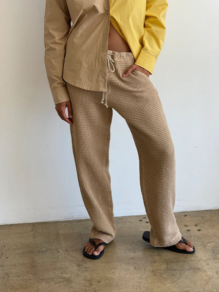 Waffle Painter Pant Sand